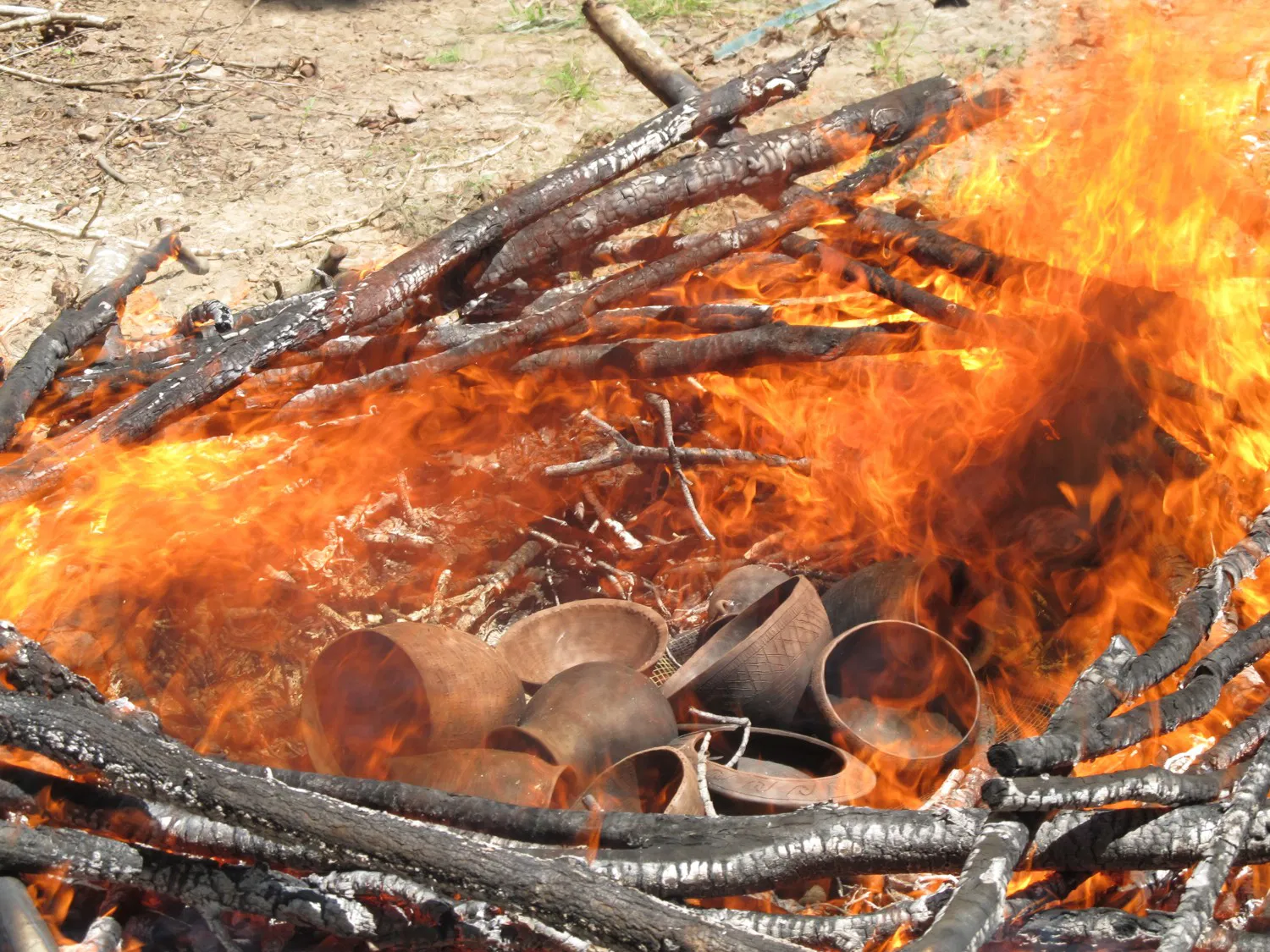 Pit-Fire Pottery Experiment